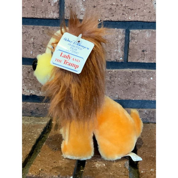 Disney Animated Film Lady And The Tramp Plush 6" Stuffed Lady Dog With Tag - Picture 2 of 3